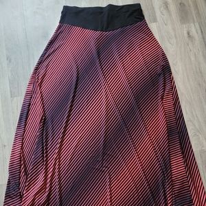 Rosalinda maxi striped skirt
